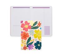 Erin Condren Productivity Petite Journal, Small Productivity Notebook, Petal Pop Design, Slim and Portable Journal with To-Do Lists and College-Ruled Lines