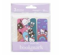 Erin Condren Snap-in Mini Planner Bookmark, Set of 3 Colorful Planner Accessories, Fits Spiral Coiled Notebooks & Agendas, Durable Plastic Page Markers for Stylish Organization, Hello Kitty 2