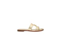 Erin Flat Sandal, female, Michael Kors, Sliders, Beige, 6 UK, Shoes 6 UK