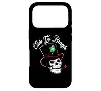 Erin Go Bragh St Patrick's Day Saint Paddy's Skull Shamrock Case for iPhone 17 Pro