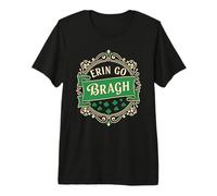 Erin Go Bragh Vintage Irish Pub Sign Graphic Premium T-Shirt