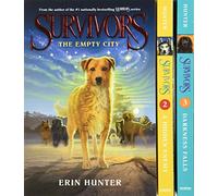 Erin Hunter Survivors Series 3 Books Collection Set (Darkness Falls, A Hidden Enemy, The Empty City)