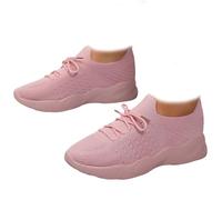 Erin Women's Orthopedic Shoes,Women's Arch Support Orthotic Sneakers Comfortable Air Tennis Shoes for Plantar Fasciitis,Breathable Slip on Non-Slip Shoes (Pink,6)