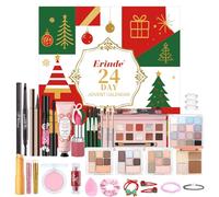 Erinde Beauty Advent Calendar 2024-24 Days Premium Makeup & Skincare Gift Set for Women, Luxury Christmas Countdown Calendar with High-End Cosmetics & Makeup Kitst，24Days