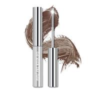 Erinde Brown Washable Metal Mascara, Waterproof Curling Iron Wall Mascara, Bristleless Rod Brush, Super Voluming Eyelash, Metal Wall Mascara, Long Lasting Smudge-Proof No Flaking #02