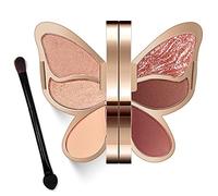 Erinde Butterfly Eyeshadow Palette Makeup, Matte Shimmer Metallic Eye Makeup, Highly Pigmented, Naturing-Looking, Blendable Long Lasting Waterproof Eye Shadow Palette, Valentine's Day Gifts Presents
