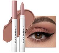 Erinde Cream Eyeshadow Stick Waterproof & Long Lasting Eye Shadow Pencil, Creamy Blendable & Buildable Formula,Vegan & Cruelty-Free, Crease Proof Smudge Resistant Eye Makeup Crayon,#1