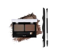 Erinde Eyebrow Powder Kit, Waterproof Eyebrow Palette Makeup with 2-color, Natural-Looking Long Lasting Brow for Defining, Filling, Sculpting Brows, Sweat-Proof Brows with Eyebrows trimmer #2