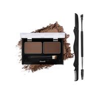 Erinde Eyebrow Powder Kit, Waterproof Eyebrow Palette Makeup with 2-color, Natural-Looking Long Lasting Brow for Defining, Filling, Sculpting Brows, Sweat-Proof Brows with Eyebrows trimme #3