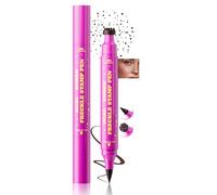 Erinde Eyeliner Freckle Pen, Natural 2 in 1 Liquid Freckle Stamp & Smudge-Proof Liquid Eyeliner, Waterproof Long Lasting Freckles Tattoo Marker, High Pigment Eye liners #03