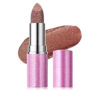 Erinde Glitter Lipstick - Moisture & Metallic Shine, Shimmery Pearl Glossy Lip Colour, Hydrating Creamy Long Lasting & Waterproof Sparkly Lipstick for Party & Daily Makeup, #06