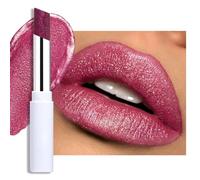 Erinde Hydrating Shimmer Lipstick, Moisturising Glossy Lip Colour with Smooth Creamy Texture, Long Lasting Lightweight Makeup, Nourishing Shine Finish Lip Balm Stick, Vegan & Cruelty-Free #03