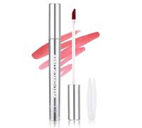 Erinde Lip Stain Peel off Long Lasting, Waterproof Matte Lip Liner Tint, Transferproof Peel off Lips Gloss with Tweezer, Highly Pigmented Makeup for Women, Non-stick Cup Peels Off Lipstick 06#