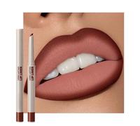 Erinde Long-Lasting Lipstick Pencil, 2-in-1 Matte Lipliner Pencil for Sculpting & Filling, Rich Color Creamy Waterproof Lip Liner Crayon, Lip Contour Tint Makeup, Vegan & Cruelty-Free, #06