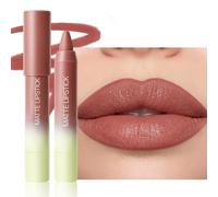 Erinde Matte Lip Crayon, Long Lasting Velvet Finish Lipstick Pen, Soft Blurred Effect, Lightweight Smooth Creamy Texture, Transfer Resistant Smudge Proof Lip Colour, Comfortable Non Drying Makeup 8#
