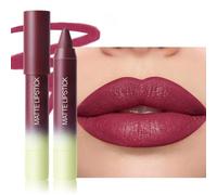 Erinde Matte Lip Crayon, Long Lasting Velvet Finish Lipstick Pen, Soft Blurred Effect, Lightweight Smooth Creamy Texture, Transfer Resistant Smudge Proof Lip Colour, Comfortable Non Drying Makeup 6#