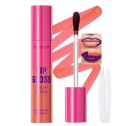 Erinde Matte Lip Stain Peel Off, Waterproof Long Lasting Lip Colour with Tweezer, Natural Matte Lip Liner Stain Tint with Easy Peel Off Application, Highly Pigment Proof Lip Gloss Long Wearing, #02