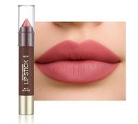 Erinde Matte Lipstick for Women Long Lasting, Non-Stick Cup Velvet Lipstick, High Pigmented Smooth Lip Stain, Waterproof Hydrating Soft Matte Lip Gloss, Creamy Nude & Red lipstick for All Day Wear,#01