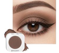 Erinde Mocha Brown Matte Single Eye Shadow Palette Makeup for Older Women | Natural Eyeshadow Powder for Blue, Green & Brown Eyes, High Pigment Blendable Long-Lasting 7#