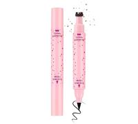 Erinde Natural Freckle Eyeliner Pen, 2 in 1 Liquid Freckle Stamp & Smudge-Proof Liquid Eyeliner, Long Lasting Waterproof Freckles Tattoo Marker, High Pigment Eye liners 1#