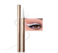 Erinde White Waterproof Liquid Eyeliner Pen, Ultra Fine Tip Black Eyeliner, Smudge Proof Long Lasting Formula, Quick Dry Sweat Resistant Liner, Precise Winged Cat Eye Makeup Tool, Easy to Apply,05#