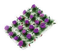 ERINGOGO 1 Box Miniature Flower Cluster Tufts for Sand Table DIY Lightweight Nylon Micro Landscape Plants Vivid Lawn Decor for Dollhouses and Model Railways