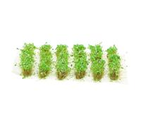 ERINGOGO 1 Box Simulated Static Grass Tufts Miniature Model Clusters for DIY Sand Table Plastic Fake Plant Flock Mini for Micro Landscape Train Railway Soldier Scene Decoration Realistic