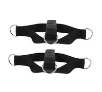 ERINGOGO 1 Pair Ankle Straps for Cable Machine Durable Fitness Bands for Leg and Hip Workouts for Resistance Training and Strengthening Exercises Black