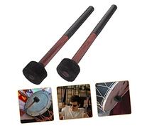 ERINGOGO 1 Pair Ergonomic Bass Drum Mallet Slip Drumsticks for Essential Percussion Accessory for Marching Band Comfortable Grip for