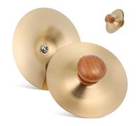 ERINGOGO 1 Pair Hand Cymbals Small Percussion Instrument for Beginners for Music Performances Dance Shows and Family Entertainment Durable and Easy to Hold