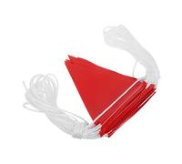 ERINGOGO 1 Roll Caution Pennant Banner Construction Safety Banners Red Pvc Antitear Fabric Lightweight Flexible Boundary Marking Flag for Boundary Signs and Accident Scenes