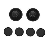 ERINGOGO 1 Set Air Hockey Paddle Replacement Set Durable Black Pucks for Table Games Accessories for Competitive Matches Family Fun