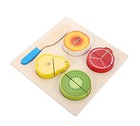ERINGOGO 1 set Fruit Cutting for Cartoon Kitchen Fruits Educational Play Food for Boys and Removable Assemble Design for Early Learning and Hands Skills