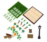 ERINGOGO 1 Set Miniature Farm Supplies Model Realistic Dollhouse Vegetable Farm Accessories Interactive Learning Imaginative Play for Homes Schools Kindergartens