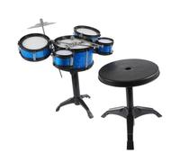 ERINGOGO 1 Set Musical Drum Set Educational Jazz Drum Kit for Boys Vibrant Colors Stimulates Creativity Coordination for Early Learning Fun Playtime Activities