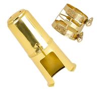 ERINGOGO 1 Set Saxophone Mouthpiece Cap with Unique Pattern Clip Durable Instrument Supplies for Saxophones and Clarinets Easy to Clean and Maintain Strong Structure for Peace of Mind