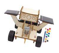 ERINGOGO 1 Set Solar Power Lunar DIY Assembly Kit for Educational Science Model for Boys Aged Develops Observation Skills Interest Space No Batteries Required Safe Fun