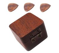 ERINGOGO 1 Set Solid Guitar Picks Boxed Plectrums Ergonomic Design for Electric and Acoustic Guitars Durable and Sound Includes Pick Holder