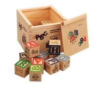 ERINGOGO 1 Set Solid Wooden Number English Letters Set Fun Educational for Enhances Hand Eye Coordination Imagination Problem Solving Skills for Interactive Playtime