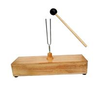 ERINGOGO 1 Set Tuning Fork with Hammer and Base for Physical Acoustic Experiments Chakra Therapy Musical Instrument Tuning Durable Material Accurate Sound Quality