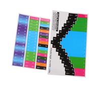 ERINGOGO 1 Sheet Removable Kalimba Note Stickers for Thumb Piano Scale Decals for Key Kalimba Easy Learning Tool for Beginners Visual Learners Enhance Playing Experience