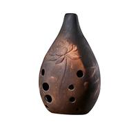 ERINGOGO 10-holes Ceramic Xun Instrument Ancient Chinese Ocarina for Beginners and Performers g Key Traditional Music Instrument Random Style