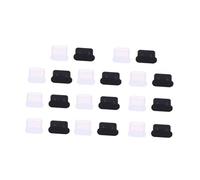 ERINGOGO 10 Pairs USB Type C Female and Male Dust Plug Covers Black Protective Stopper Compatible with Type C Ports Easy to Install and Remove Practical USB Plug Protector for Chargers and