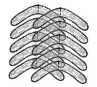 ERINGOGO 10 Pcs Elastic Wig Mesh Net Caps for Women Breathable Hairpiece Accessories Compatible with Long Short Curly Hairstyles Fabric for Easy Styling and Everyday Use