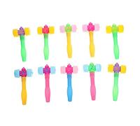 ERINGOGO 10 Pcs Hammer Squeaky Pounding Mallet for Lightweight Plastic Hammers Promote Hand Eye Coordination and Dexterity Educational Plaything for Boys