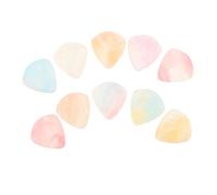 ERINGOGO 10 Pcs Heart Shaped Resin Guitar Picks with Gradient Design Comfortable Grip for Acoustic Electric Guitar Ukulele Bass Players Strumming and Performance