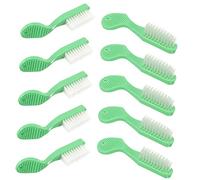 ERINGOGO 10-Piece Soft Bristle Toothbrush Set for Travel Portable Mini Toothbrushes with Random Handle Style for Sensitive Gums and On-The-go Use