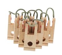 ERINGOGO 10 Pieces Wooden Piano Butt Flange Precision-Made Tuning Tools Easy Installation Piano Repair Accessory Fits Multiple Brands Wooden Parts for Enhanced Sound