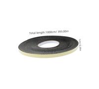 ERINGOGO 10 Rolls Black Single-Sided EVA Foam Door Seal Strip Anti-Collision Insulation Tape for Windows and Doors Cushioned Weather Stripping Easy-Cut Protective Draft Excluder