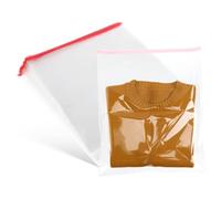 ERINGOGO 100 Pcs Clear Self Adhesive Cellophane Bags Bopp Tear Resistant Packaging Bags for Clothing Shirt Storage with Strong Seal for Shipping and Multipurpose Use